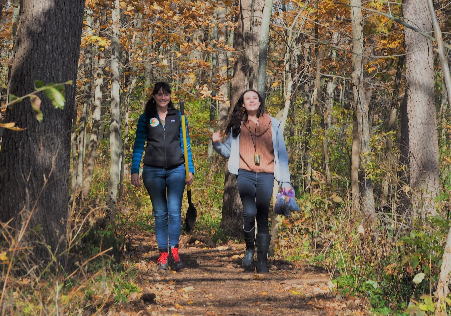 teen girls woods walking resized