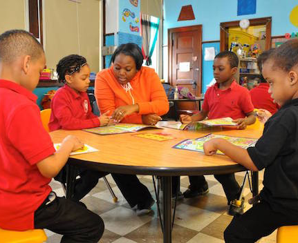 students at betty shabazz academy